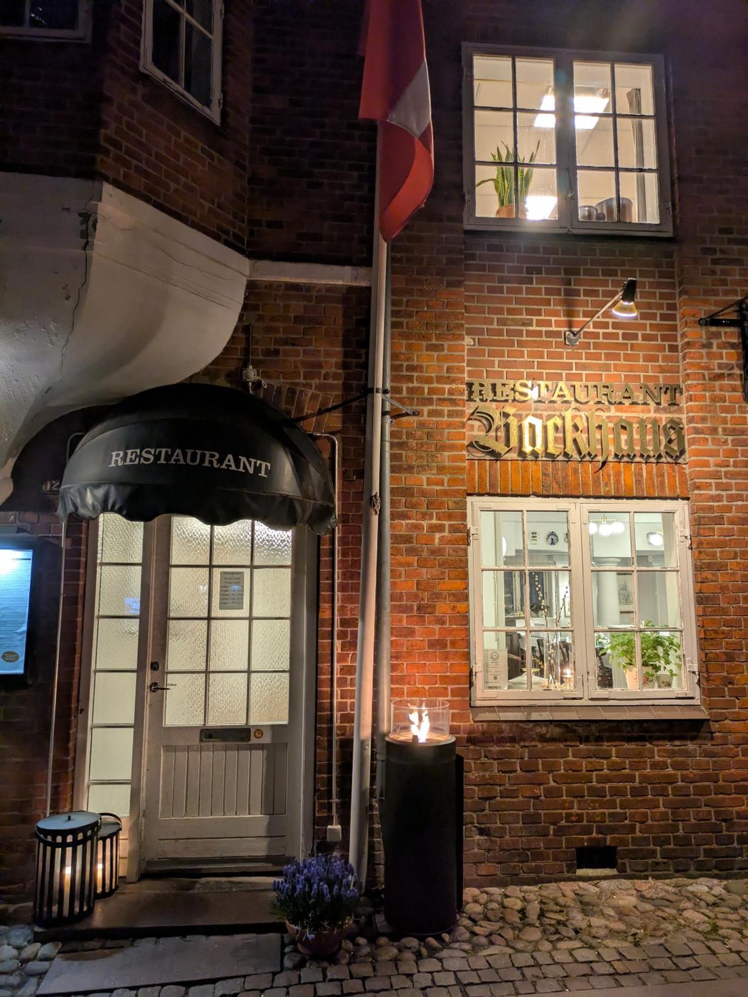 Restaurant Backhaus Hotel Ribe Ngoại thất bức ảnh